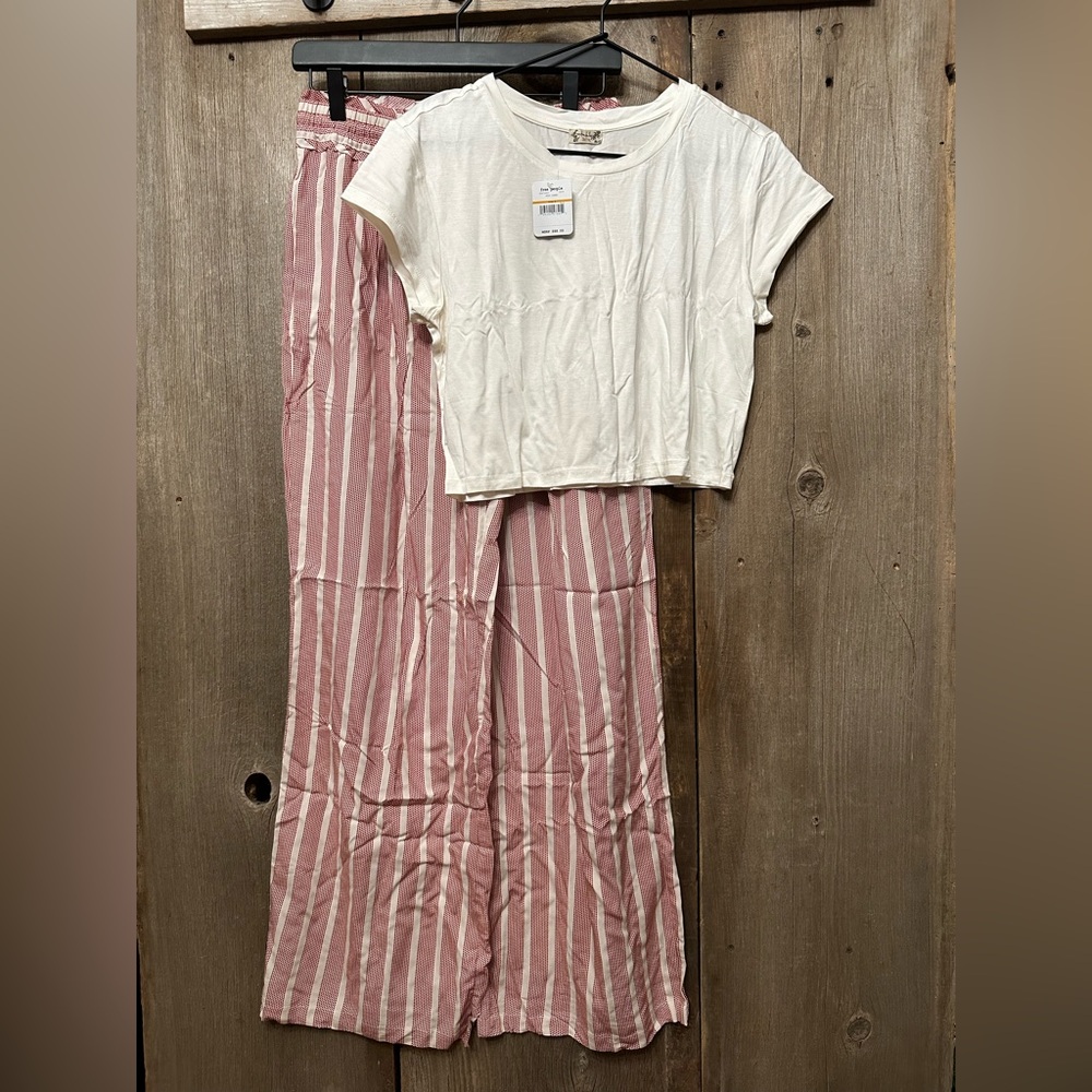 Free People Moonshadow Sleep Set in Rust Combo Size Small Women’s